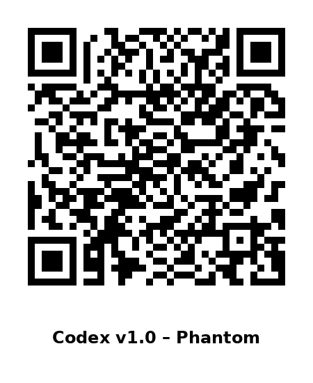 QR Code – Codex v1.0